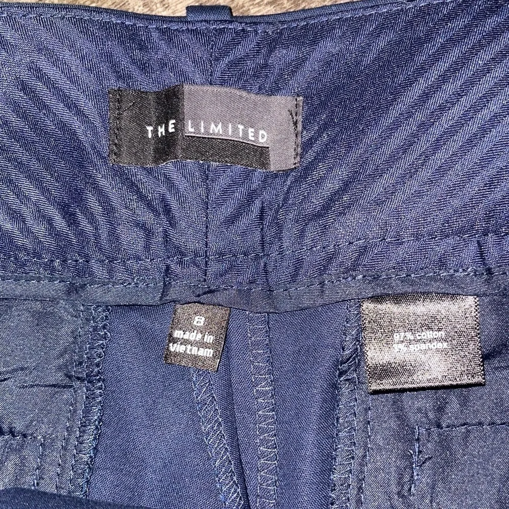 The Limited Trouser Shorts Women’s Medium Navy Tailored Casual Y2K preppy chino